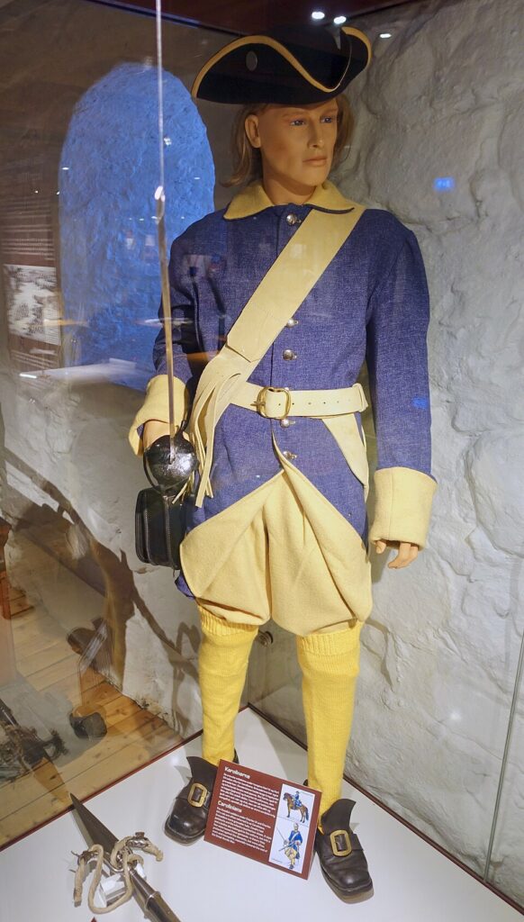 swedish caroleans carolinian military uniform (karo